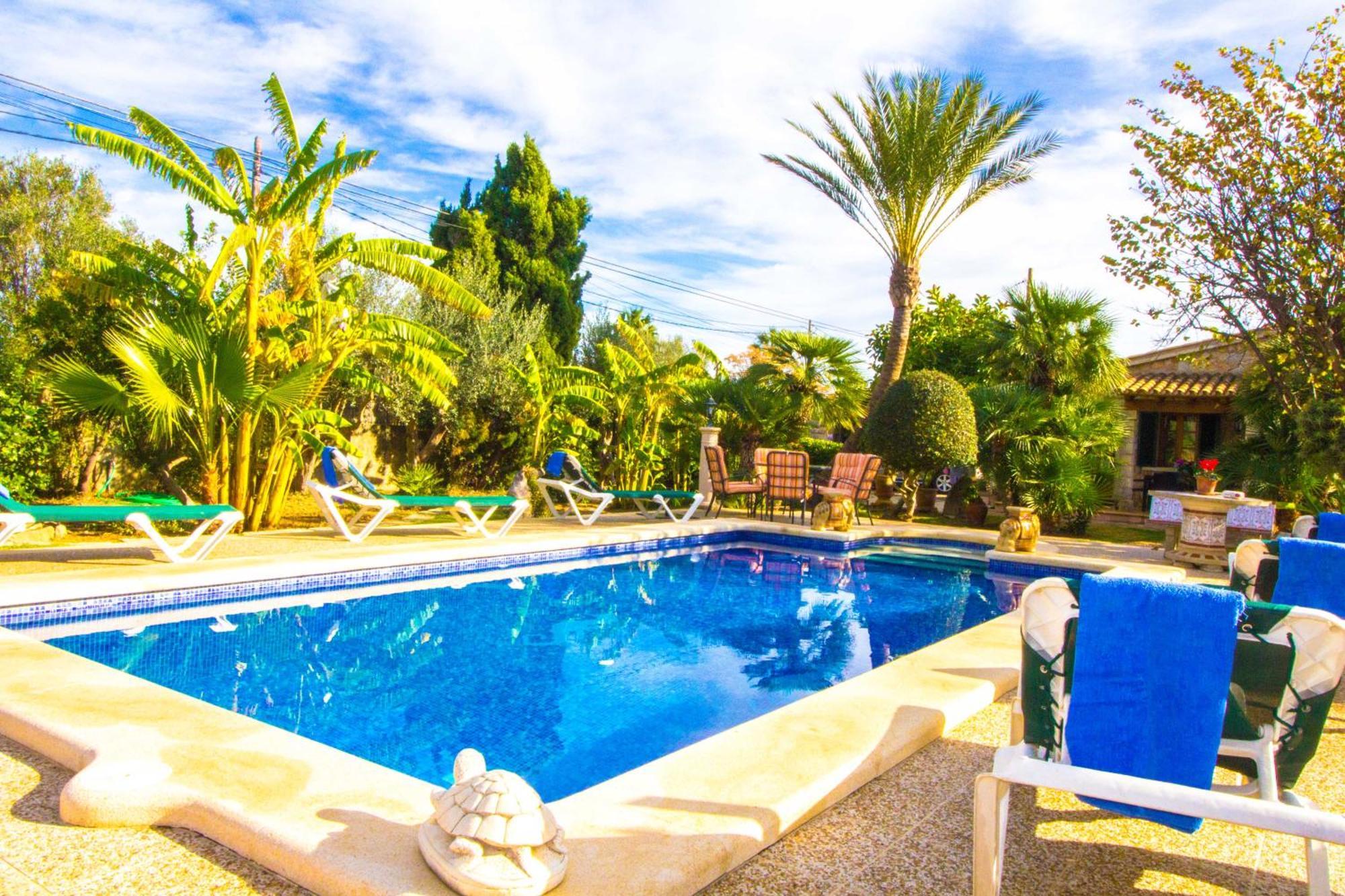 Sunny With Private Pool, Ac And Wifi Ferienhaus Port de Pollença
